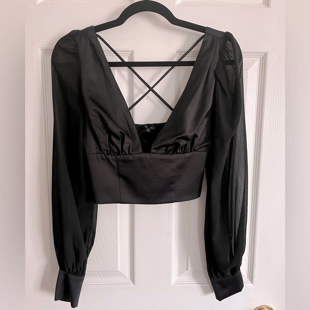 Dynamite crop dress top